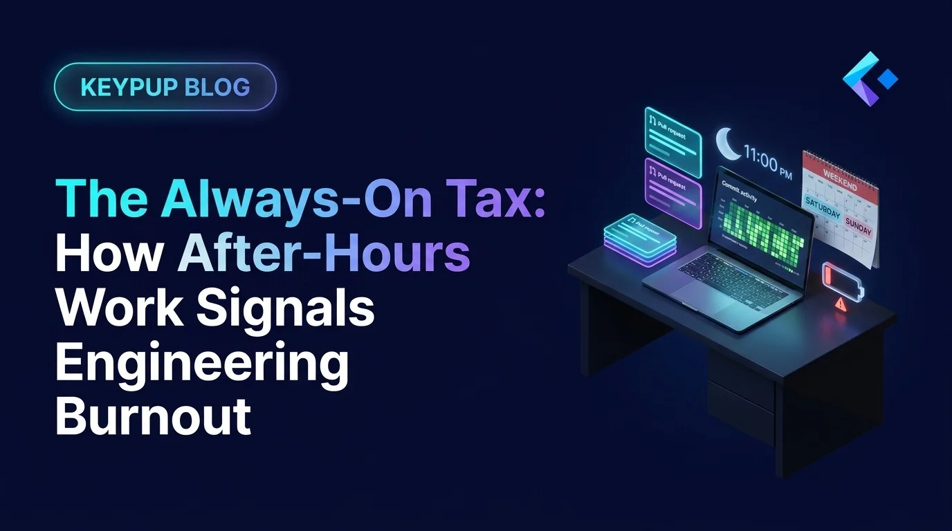 The Always-On Tax: How After-Hours Work Signals Engineering Burnout
