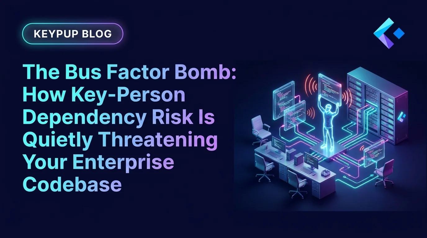 The Bus Factor Bomb: How Key-Person Dependency Risk Is Quietly Threatening Your Enterprise Codebase