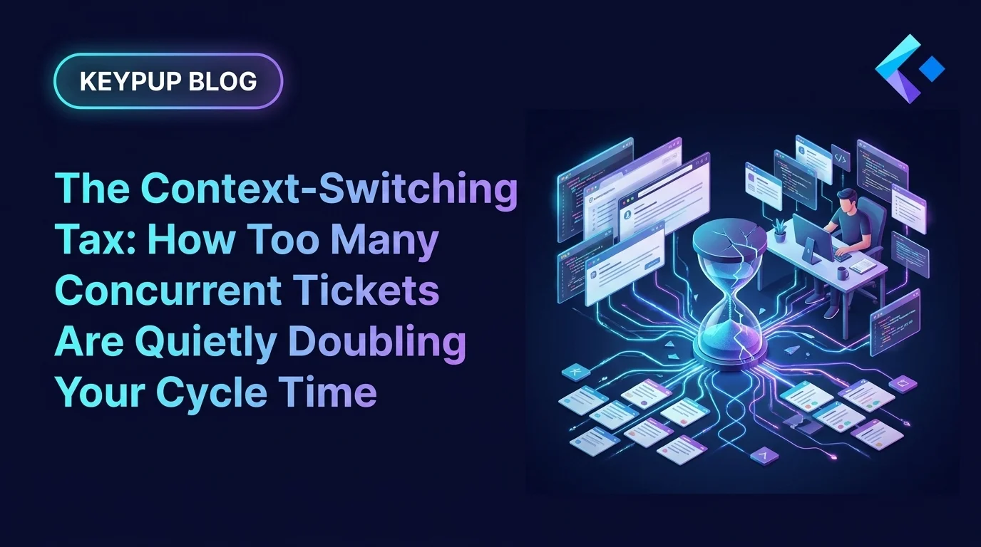 The Context-Switching Tax: How Too Many Concurrent Tickets Are Quietly Doubling Your Cycle Time